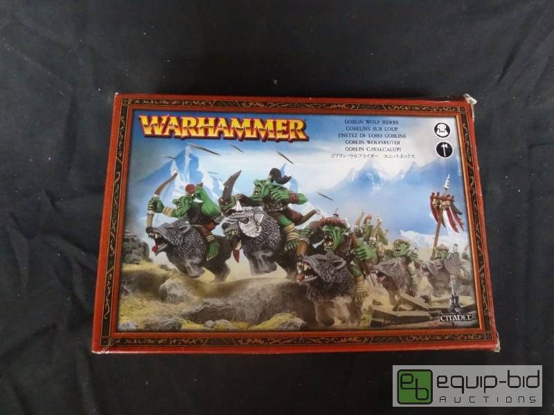 lot 24 image: Warhammer Goblin Wolf Riders Box Set
