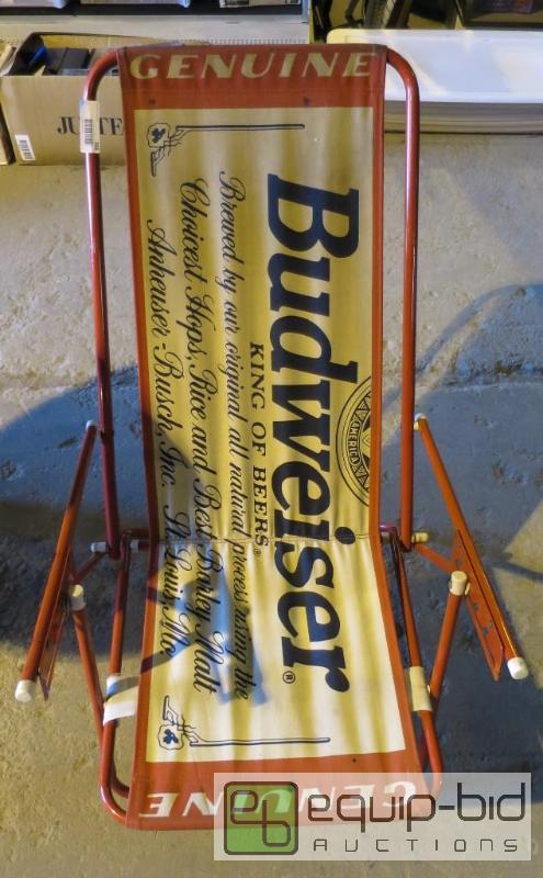 lot 308 image: Budweiser Folding Chair