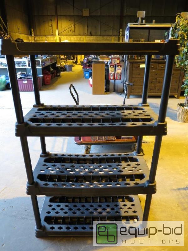lot 329 image: 3 Tier Garage Shelving