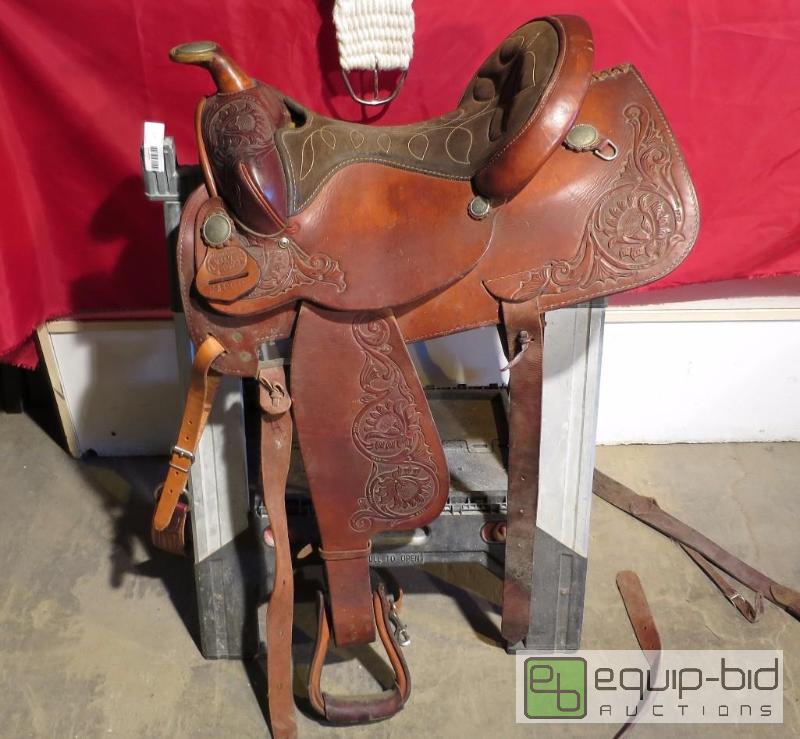 lot 5994 image: 15 Western Silver Royal King Saddle