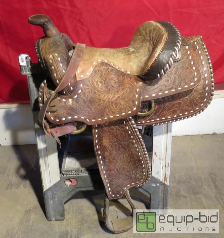 lot 5995 image: 15 Western Silver Royal King Saddle