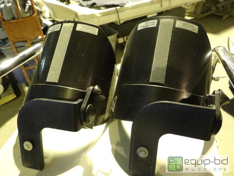 lot 6042 image: (2) GE Carbon Fiber Back Neck Supports