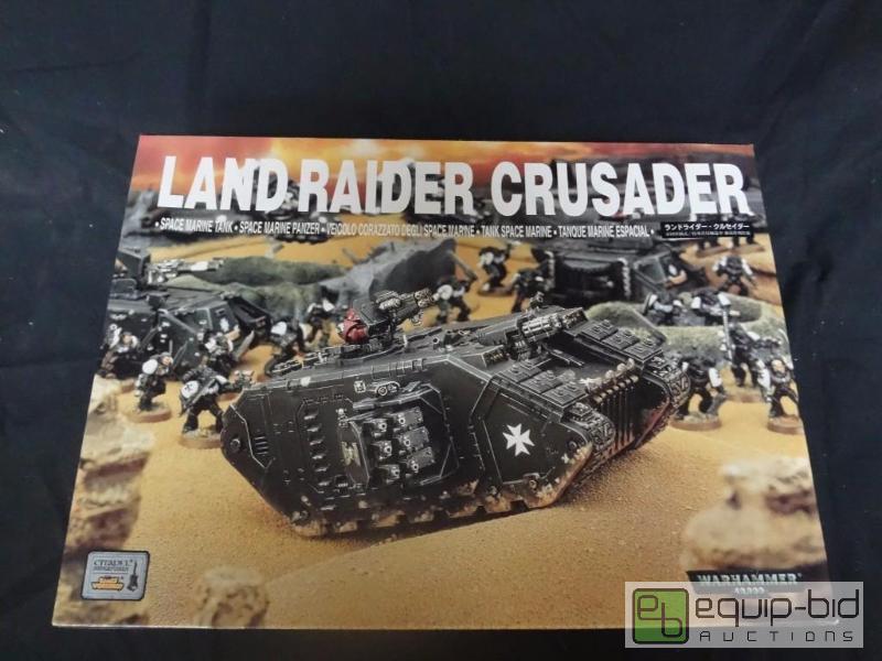 lot 8 image: Space Marine Land Raider Crusader Warhammer 40K