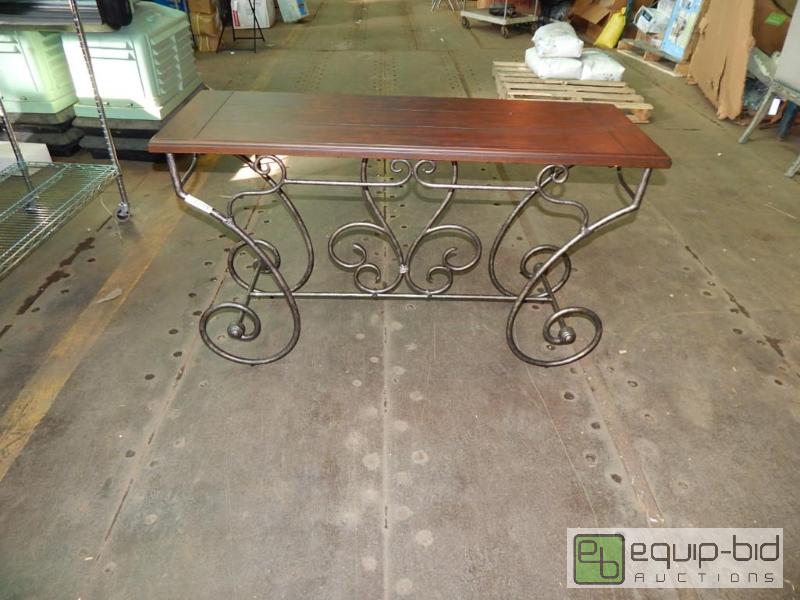 lot 3322 image: Butler Specialty Metalworks Console Table