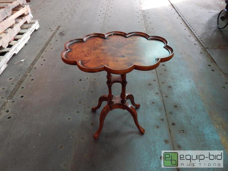 lot 3324 image: Butler Specialty Oval Accent Olive Ash Burl Finish Table