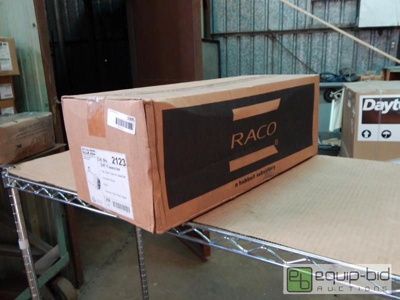 lot 3397 image: Case of Hubbell Raco 34 Connectors