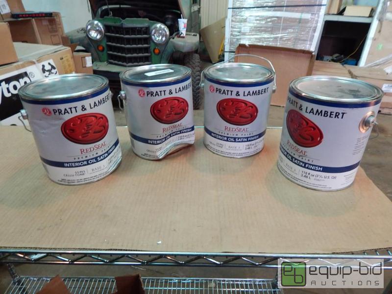 lot 3429 image: 4 Gallons of Pratt & Lambert Interior Oil Satin Finish Base