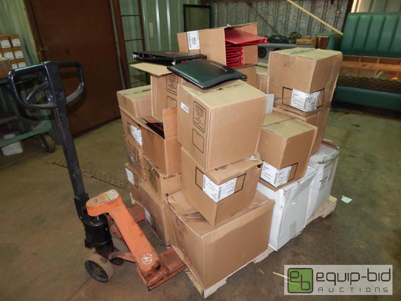 lot 3444 image: Pallet Size Lot of 3 Ring Binders and Notebooks