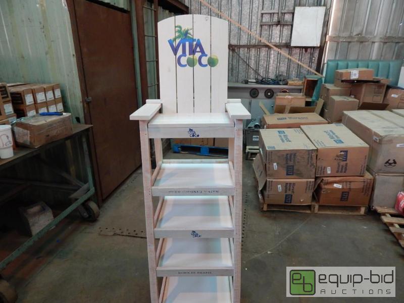 lot 3492 image: Vita Coco Lifeguard Chair Display Rack