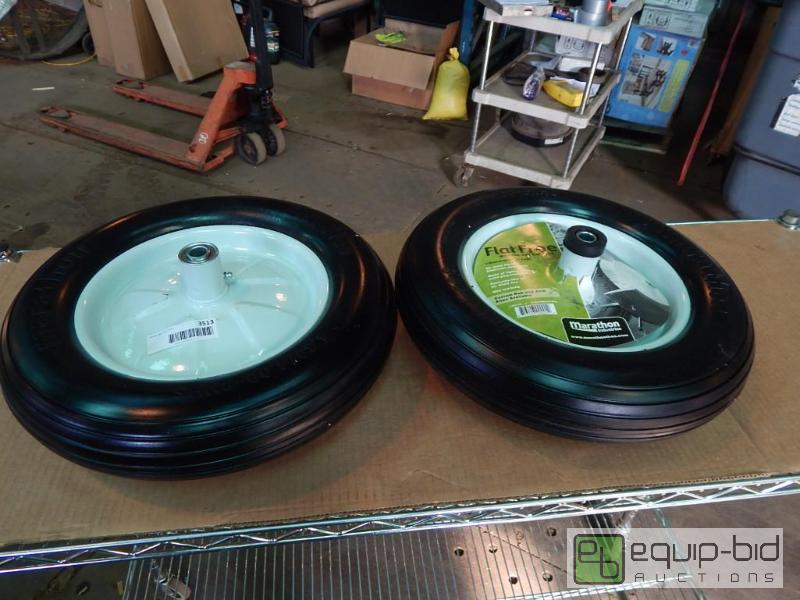 lot 3513 image: Marathon Flat Free Wheelbarrow Tires