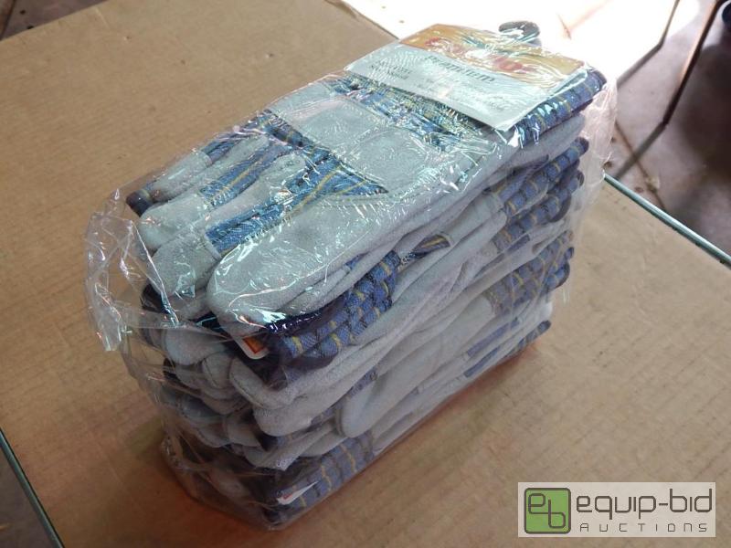lot 3524 image: Package of Condor Premium Side Split Leather Work Gloves