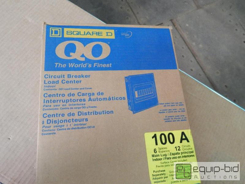 lot 3556 image: Square D Circuit Breaker Load Center