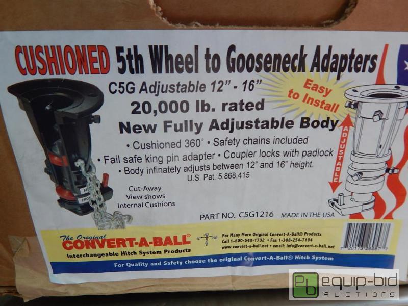 lot 3558 image: Convert A Ball Cushioned 5th Wheel to Gooseneck Adapter