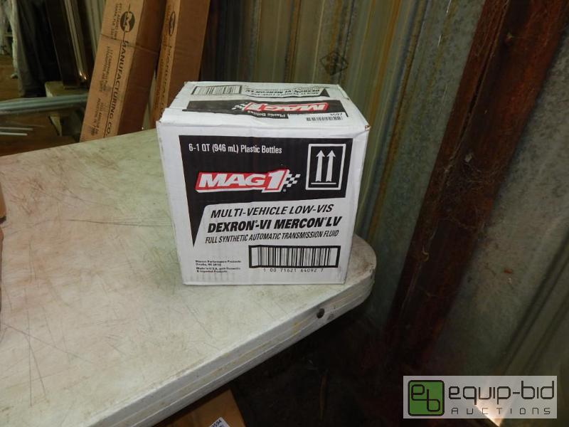 lot 3599 image: Case of Mag1 Dexron-VI Mercon LV Full Synthetic Transmission Fluid