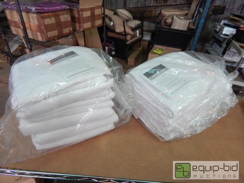 lot 3675 image: 6 Sets of WestPoint Flat and Fitted Sheets Queen