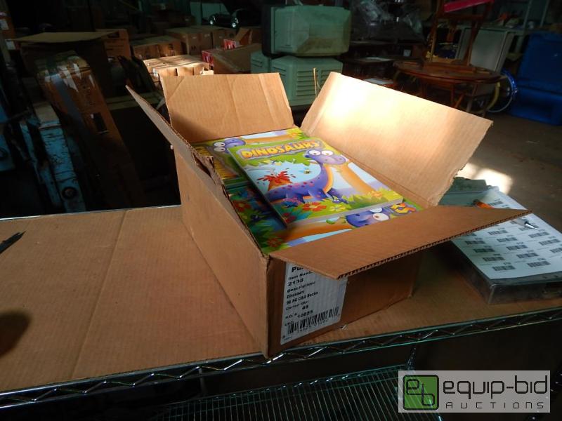 lot 3711 image: Case of Dinosaurs Coloring Books