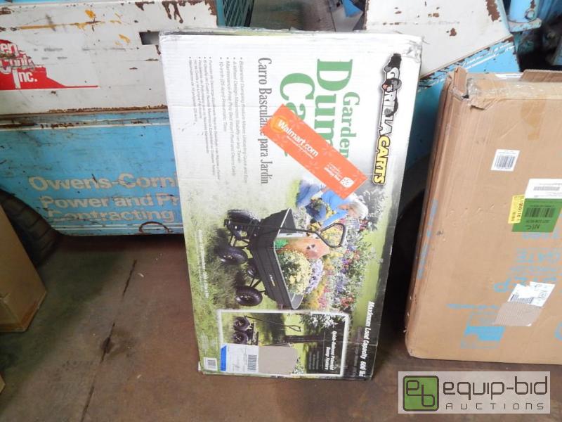 lot 3741 image: Gorilla Carts Garden Dump Cart