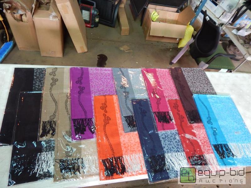 lot 3762 image: Lot of Quality Pashmina Shawls Assorted Colors