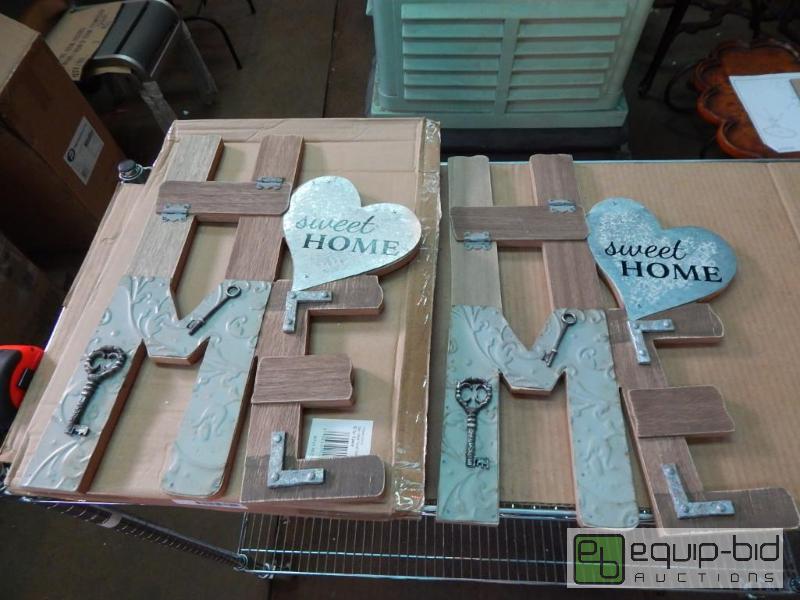 lot 3785 image: 2 Wall Art Signs