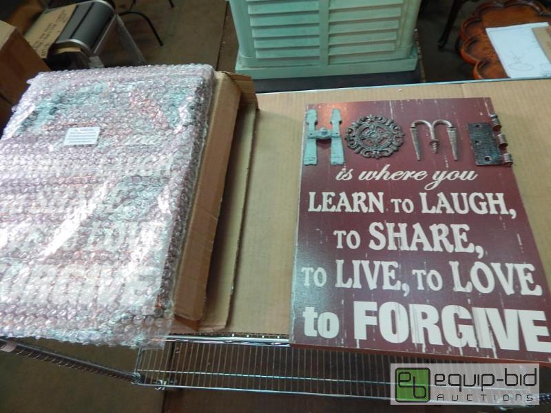 lot 3788 image: 2 Wall Art Signs