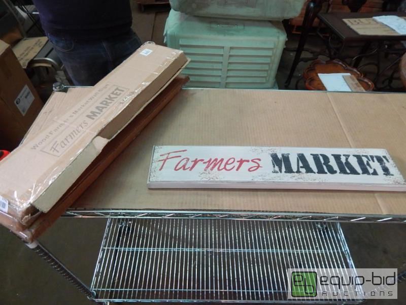 lot 3793 image: 3 Wall Art Signs