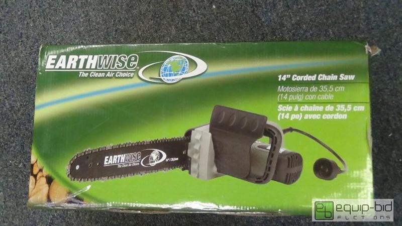 lot 2657 image: Earthwise CS30014 14-Inch 10 Amp Electric Chain Saw