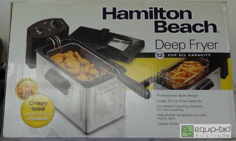 lot 2658 image: Hamilton Beach 35033 Hamilton Beach 12-Cup Oil Capacity Deep Fryer