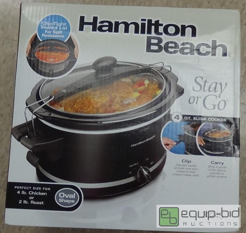 lot 2661 image: Hamilton Beach 33245 Stay or Go Slow Cooker, 4-Quart