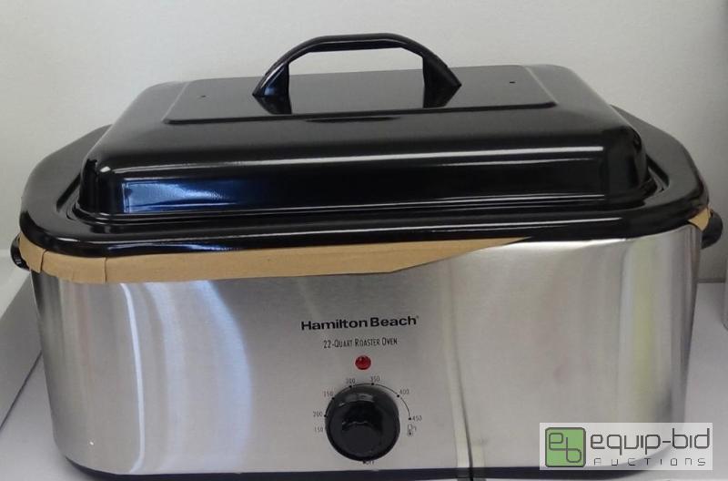 lot 2715 image: Hamilton Beach 32229 22-Quart Roaster Oven, Stainless Steel