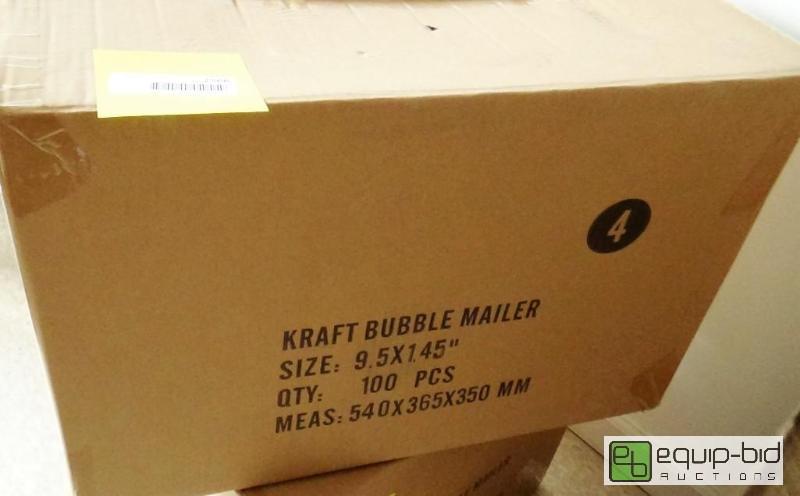 lot 2722 image: Kraft Bubble Mailer 9.5 x 14.5 Protective Self-Seal USPS, UPS, DHL Approved Tear