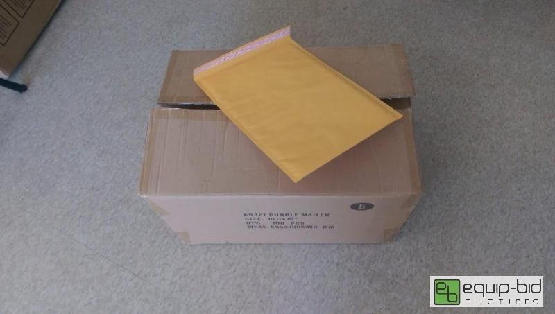 lot 2724 image: Kraft Bubble Mailer 10.5 x 16 Protective Self-Seal USPS, UPS, DHL Approved Tear