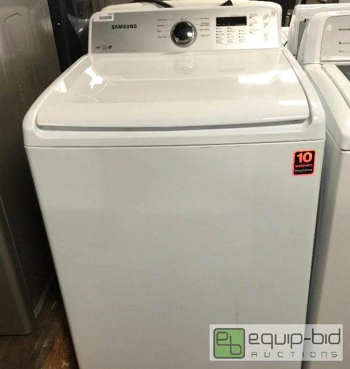 lot 1187 image: SAMSUNG 4.0 cu. ft. High-Efficiency Top Load Washer