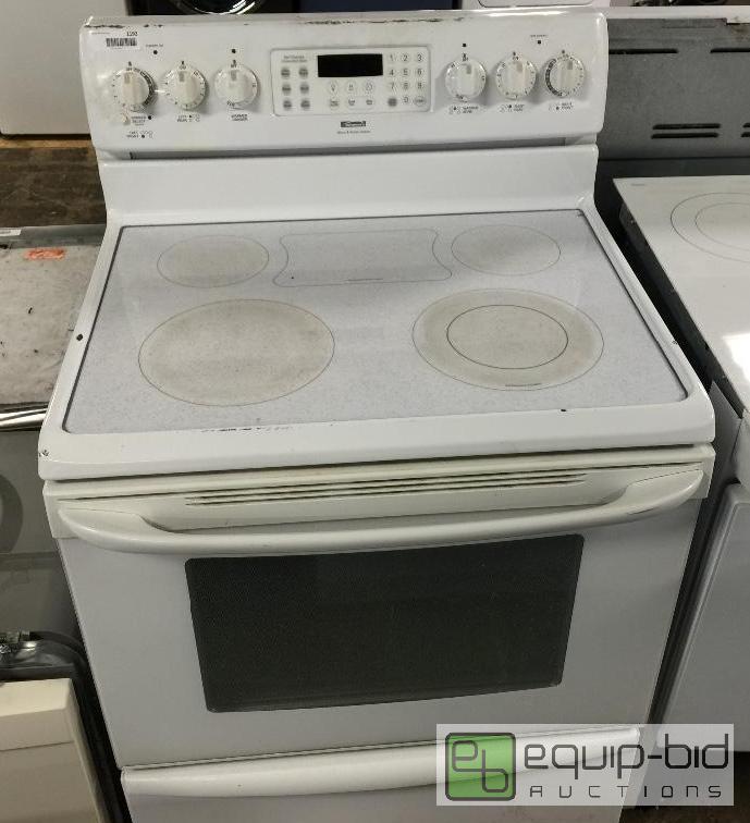 lot 1192 image: KENMORE ELECTRIC STOVE- 5 ELEMENTS