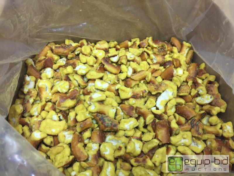 lot 10730 image: Large box of bulk pretzel bits with Parmesan ...