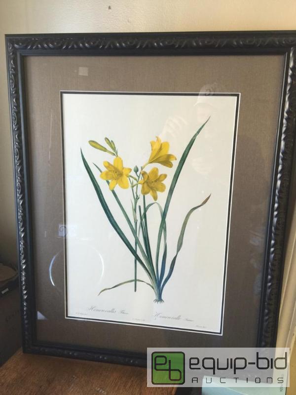 lot 21 image: Nice 24&quot x 32&quot frame and double mat...