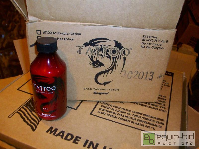 lot 2501 image: (12) 3oz Bottles Of Tattoo 1101 Lotion Dark T...