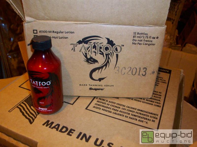 lot 2503 image: (12) 3oz Bottles Of Tattoo 1101 Lotion Dark T...
