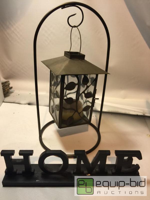 lot 314 image: Too nice Decour pieces wooden home plaque and...