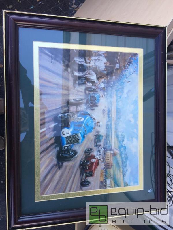 lot 45 image: Nice to court picture of old racecar...