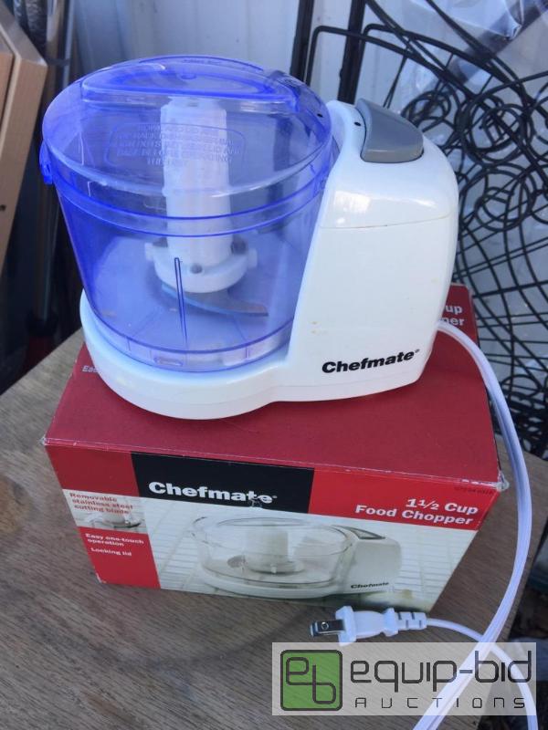 lot 52 image: Nice small Chef mate pulls food processor for...