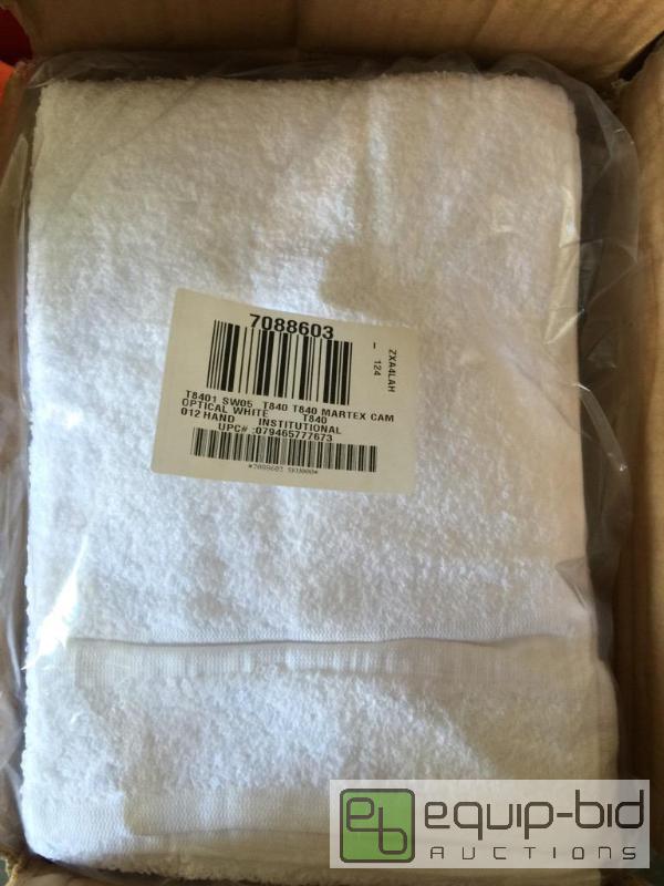 lot 55591 image: Dozen new hand towels...