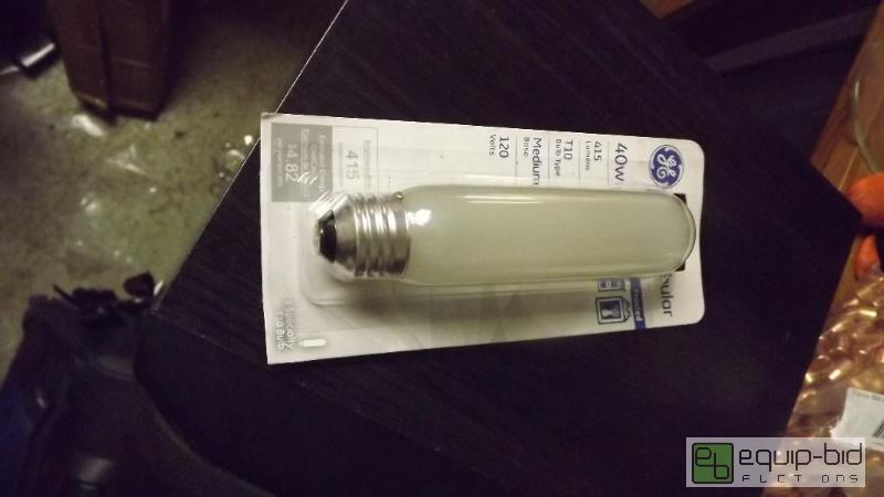 lot 7242 image: 4 case of GE 40w tubular medium base frosted ...
