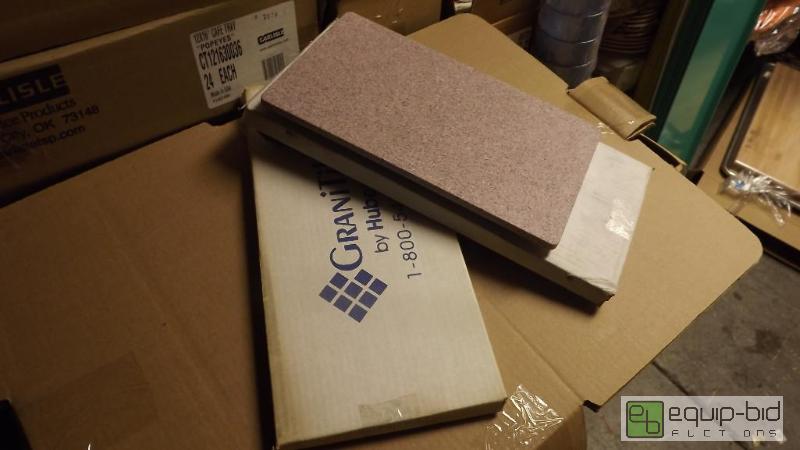 lot 7369 image: 2 New small Granitiles hot pads by Hubert...