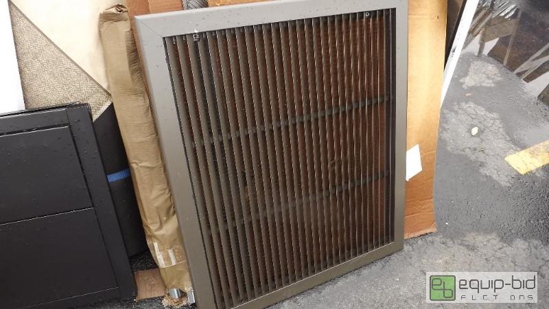 lot 7407 image: New 32&quot x 36&quot aluminum vent with wi...