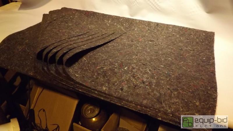 lot 7674 image: 5 new 45&quot x 76&quot padding 1.3oz thick...