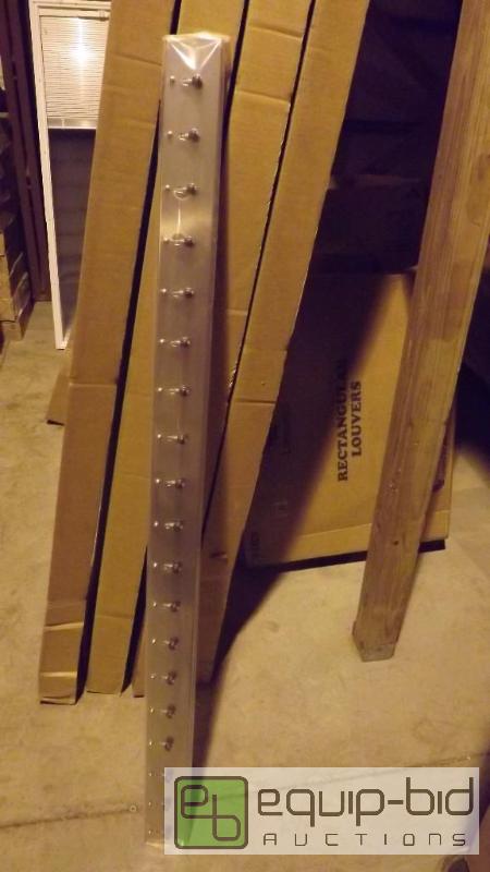 lot 7699 image: New stainless steel order rack spots for 58 t...