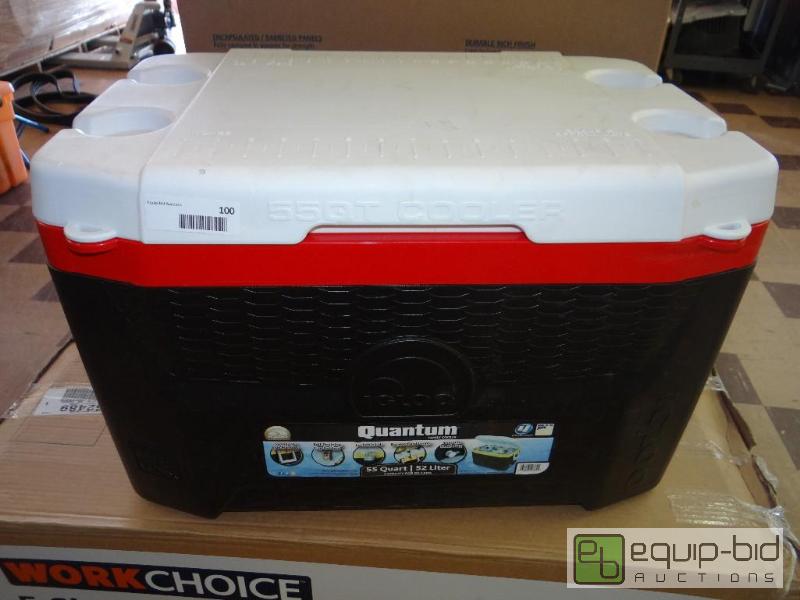 lot 100 image: Quantum 55 qt cooler....