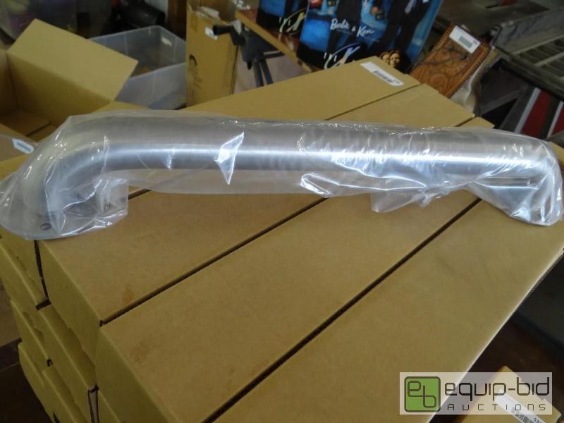 lot 137 image: Lot of 4 new ss grab bars.  21&quot long...