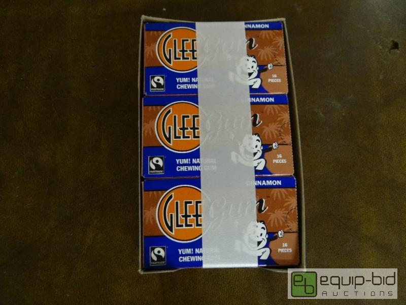 lot 152 image: Case of Glee cinnamon gum.  30 boxes with 12 ...