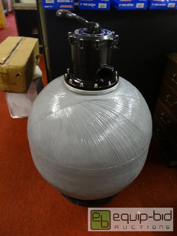 lot 192 image: New on pallet Dayton 4VMP3 pool filter.  Took...